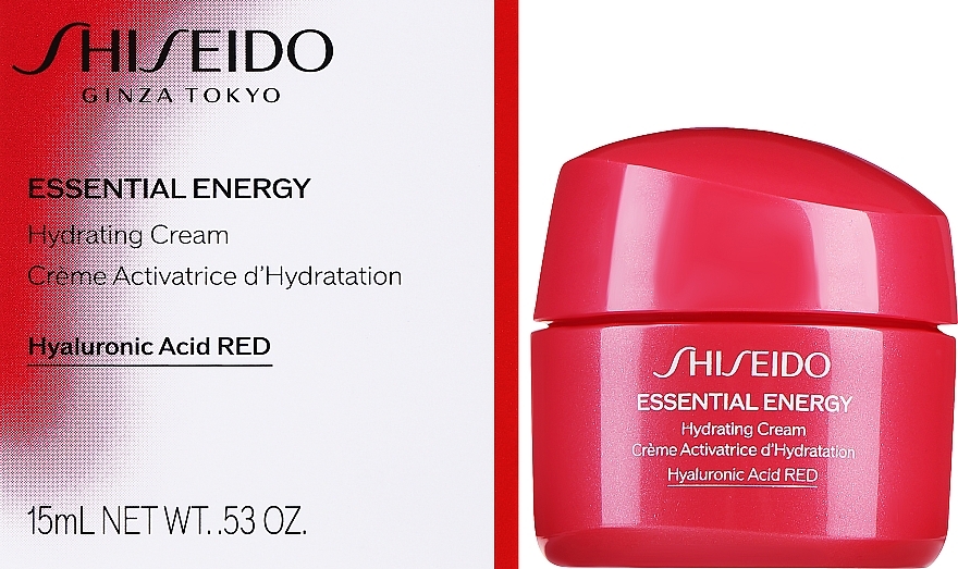 GIFT! Moisturizing Face Cream with Ginseng Root Extract - Shiseido Essential Energy Hydrating Cream — photo N1