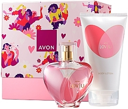 Fragrances, Perfumes, Cosmetics Avon Lov U - Set (edp/50ml + b/lot/150ml)