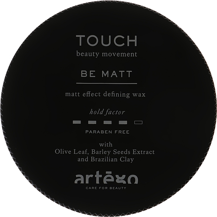 Matte Medium Hold Hair Wax - Artego Touch Be Matt — photo N4