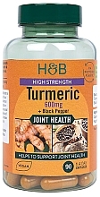 Food Supplement 'Turmeric & Black Pepper', 600mg - Holland & Barrett High Strength Turmeric with Black Pepper — photo N1