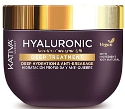 Hair Mask - Kativa Hyaluronic Keratin & Coenzyme Q10 Deep Treatment — photo N1