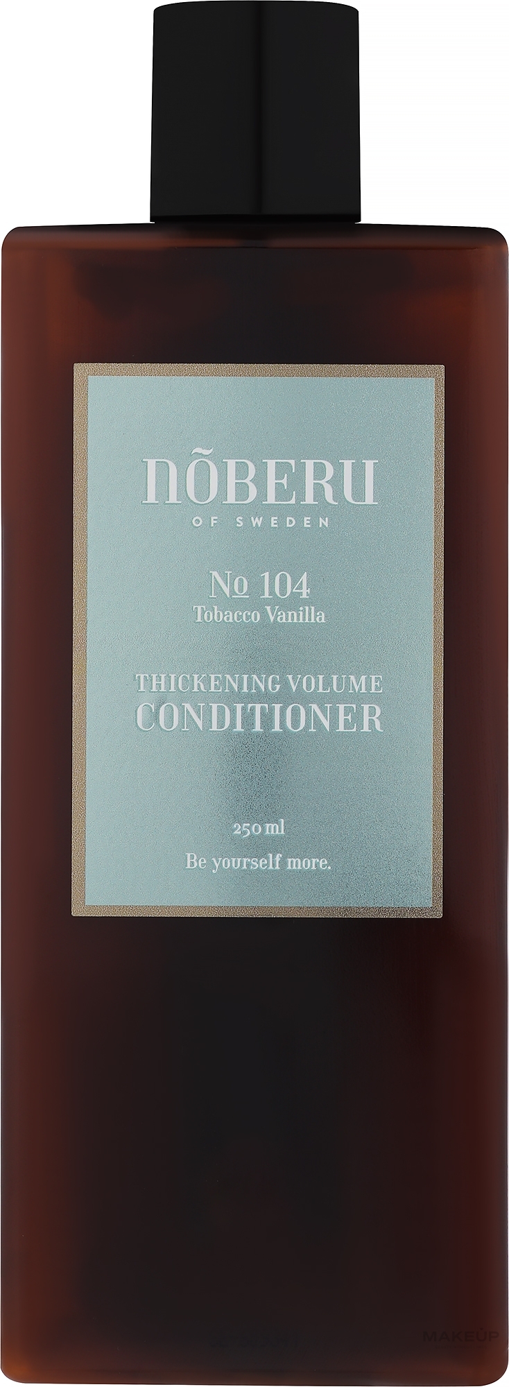 Volumizing Hair Conditioner - Noberu Of Sweden №104 Tobacco-Vanilla Thickening Volume Conditioner — photo 250 ml