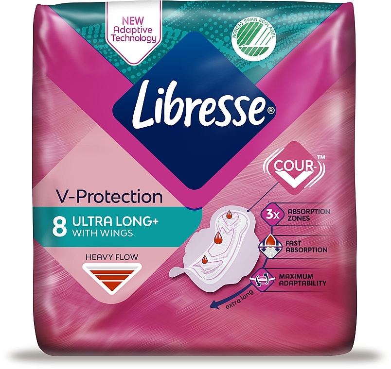 Sanitary Pads, 8 pcs - Libresse Ultra Thin Super Soft — photo N2