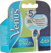 Shaving Razor Refills, 4 pcs. - Gillette Venus Extra Smooth — photo N2