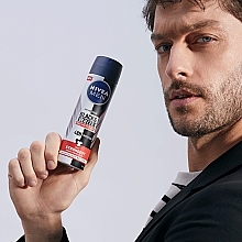 Black & White Antiperspirant - Nivea Men Max Pro 48H Antiperspirant Spray — photo N2