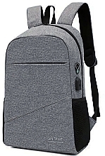 Multifunctional backpack - YMM BP-10, 29x45x14 cm, Grey — photo N1