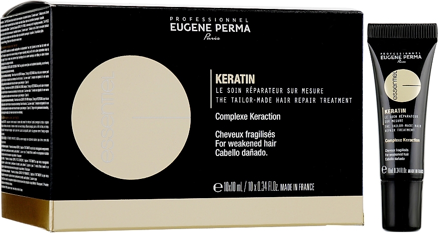 Repairing Treatment for Damaged Hair - Eugene Perma Essentiel Keratin Complexe Keraction — photo N1