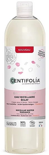 Radiance Micellar Water with Rose & Vitamin C - Centifolia Eau Micellaire Eclat — photo N1
