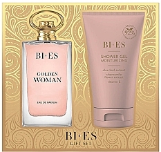 Fragrances, Perfumes, Cosmetics Bi-Es Golden Woman	 - Set (edp/90ml + sh/gel/150ml)	