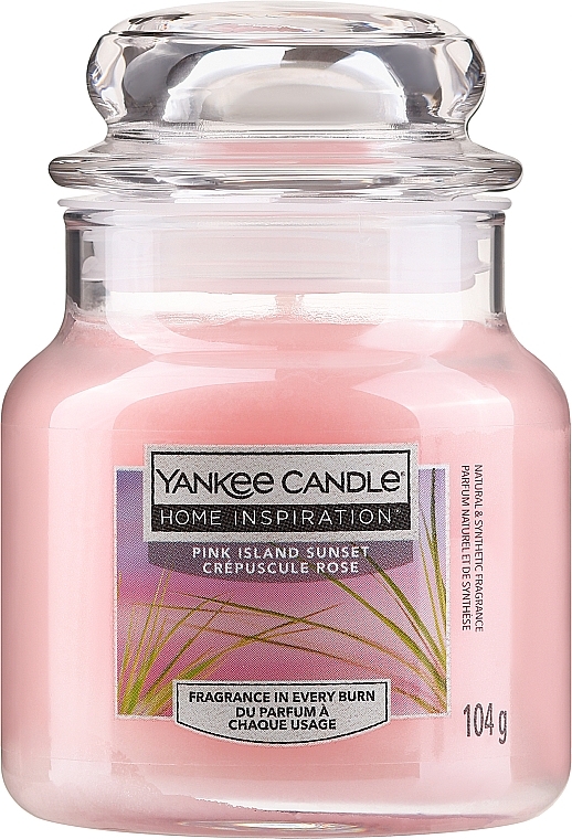 Scented Candle in Jar - Yankee Candle Home Inspiration Pink Island Sunset — photo N4