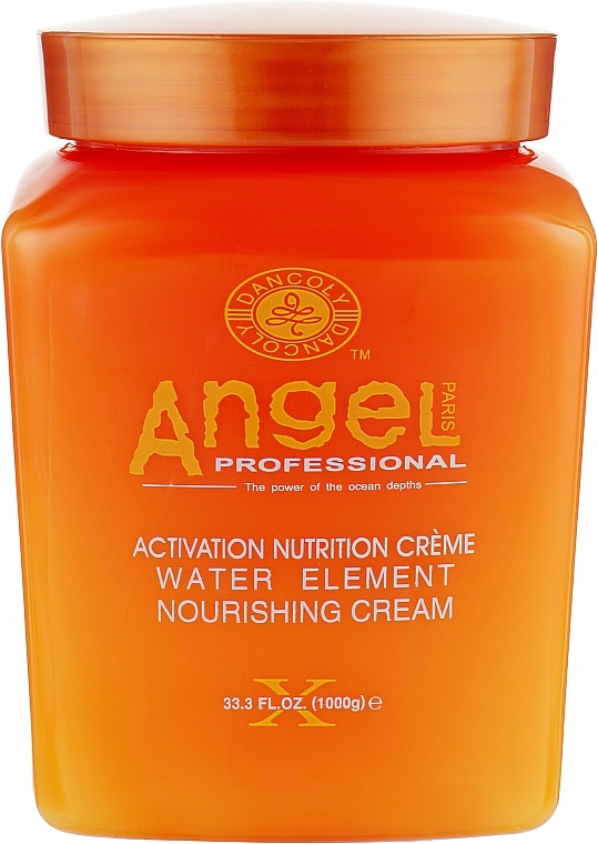 Nourishing & Repairing Cream Mask for Dry & Damaged Hair - Angel Professional Paris Water Element Nursing Cream — photo N2