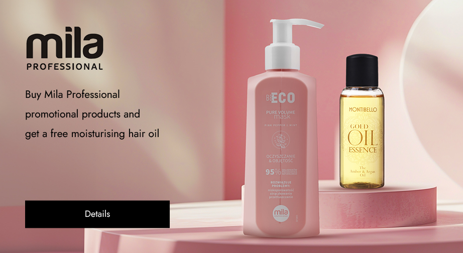 Buy Mila Professional promotional products and get a free moisturising hair oil