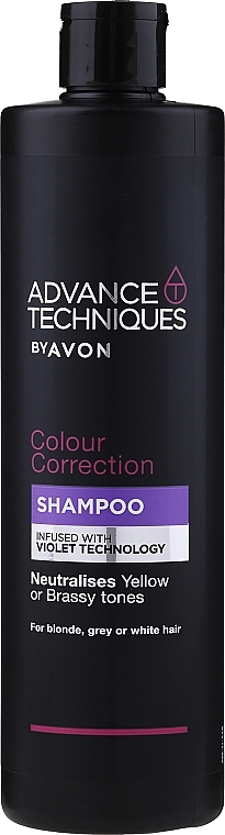 Hair Shampoo "Color Correction" - Avon Advance Techniques Color Correction Violet Shampoo — photo N1