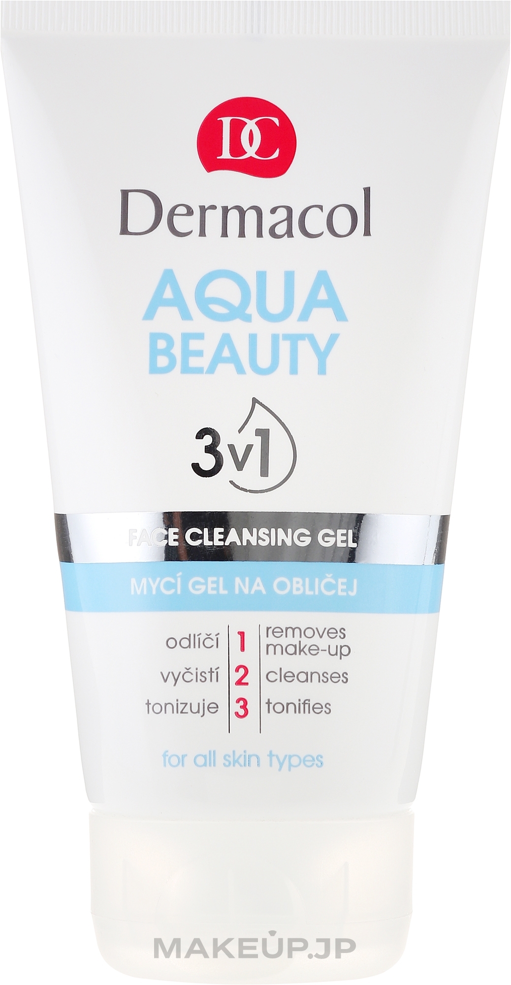 Facial Washing Gel - Dermacol Aqua Beauty 3-in-1 Face Cleansing Gel — photo 150 ml