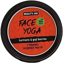 Peel-Off Face Mask with Turmeric & Goji Berry Extracts - Beauty Jar Fase Yoga Firming Rubber Mask — photo N6