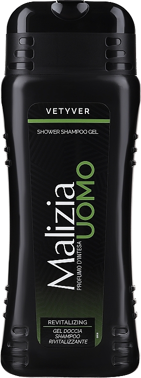 Shower Gel-Shampoo - Malizia Vetyver Uomo — photo N1