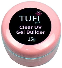 Fragrances, Perfumes, Cosmetics Gel Builder "Clear" - Tufi Profi UV Gel Builder