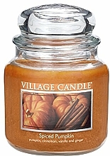 Scented Candle in Jar "Spicy Pumpkin" - Village Candle Spiced Pumpkin — photo N6