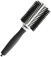 Fragrances, Perfumes, Cosmetics Hair Brush, 35 mm - Olivia Garden Essential Soft Boar Bristles Silver Brush