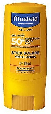 Sunscreen Stick - Mustela Stick Solare Protezione Molto Alta SPF 50+ — photo N1