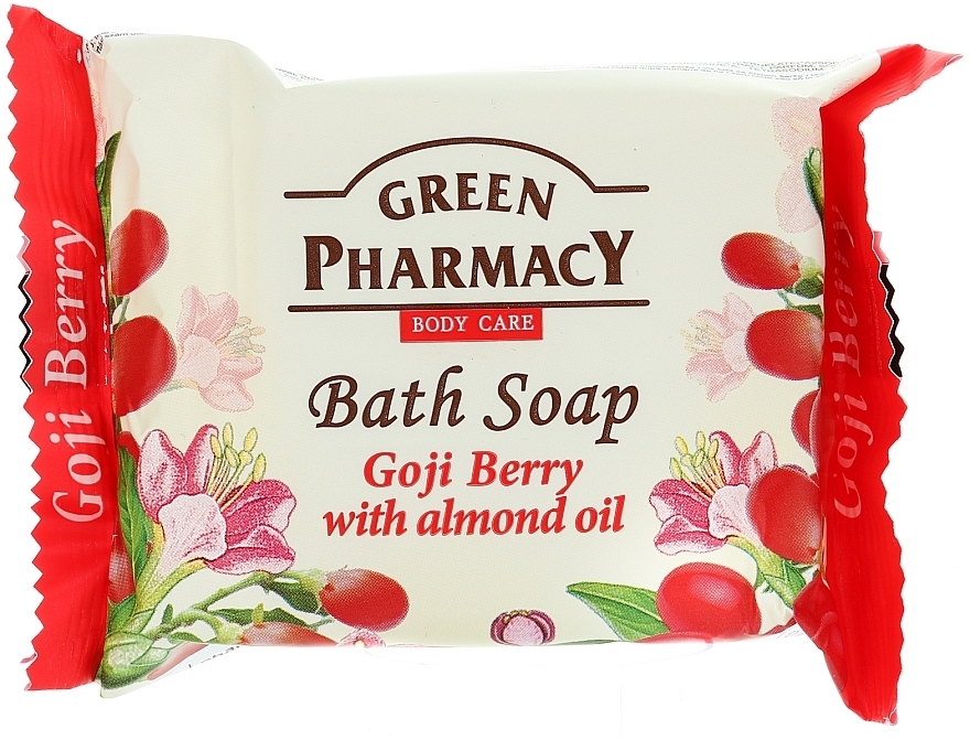 Soap "Goji Berry & Almond Oil" - Green Pharmacy — photo N1