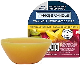 Tropical Starfruit Scented Wax - Yankee Candle Tropical Starfruit Wax Melt — photo N1