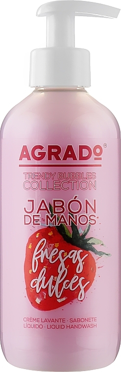 Sweet Strawberry Hand Soap - Agrado Trendy Bubbles Sweet Strawberry — photo N8