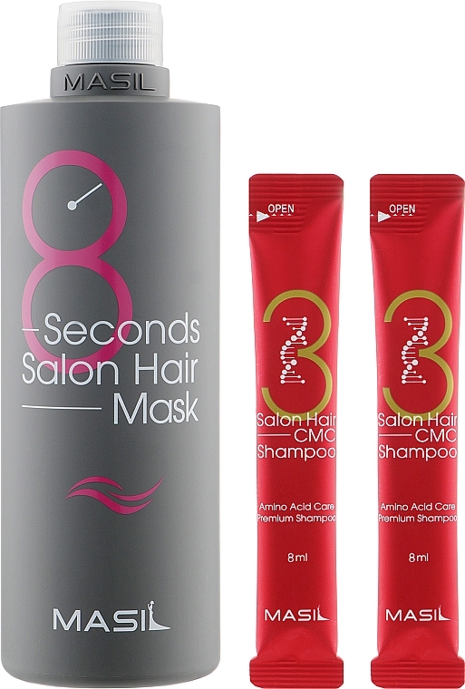 Set - Masil 8 Seconds Salon Hair Set (mask/350ml + shm/2*8ml) — photo N2