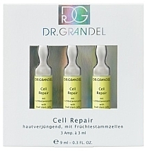 Fragrances, Perfumes, Cosmetics Rejuvenating Facial Ampoule Concentrate with Apple & Grape Stem Cells - Dr. Grandel Cell Repair