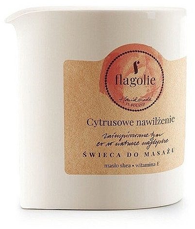 Citrus Hydration Massage Candle - Flagolie Citrus Hydration Massage Candle — photo N4