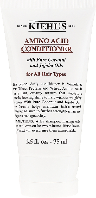 Amino Acids Conditioner for All Hair Types - Kiehl's Amino Acid Conditioner With Pure Coconut Oil — photo N2