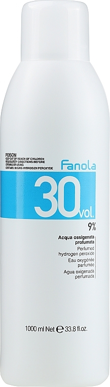 Emulsion Oxidant - Fanola Acqua Ossigenata Perfumed Hydrogen Peroxide Hair Oxidant 30vol 9% — photo N25