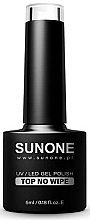 Fragrances, Perfumes, Cosmetics Gel Polish No Wipe Top Coat - Sunone UV/LED Gel Polish Top No Wipe