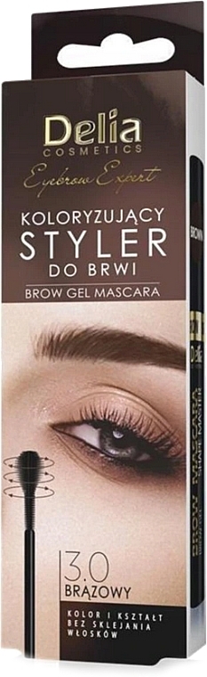 Brow Gel Styler - Delia Cosmetics Eyebrow Styler — photo N3