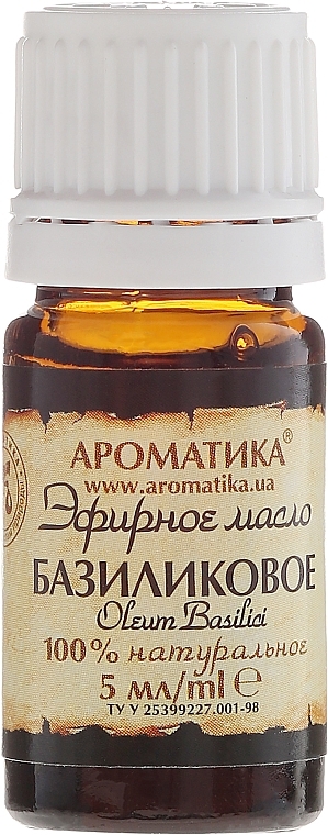 Essential Oil "Basil" - Aromatika — photo N2