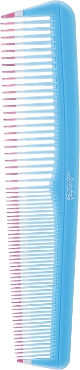 Classic Comb, large, blue with pink tips - Laskovaya — photo N1