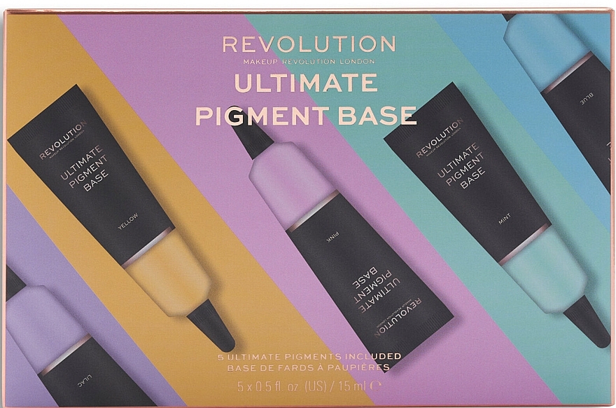 Set - Makeup Revolution Ultimate Pigment Base Set (base/5x15ml) — photo N6