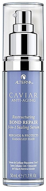 Bond Repair Hair Serum - Alterna Caviar Anti-Aging Restructuring Bond Repair 3-in-1 Sealing Serum — photo N4