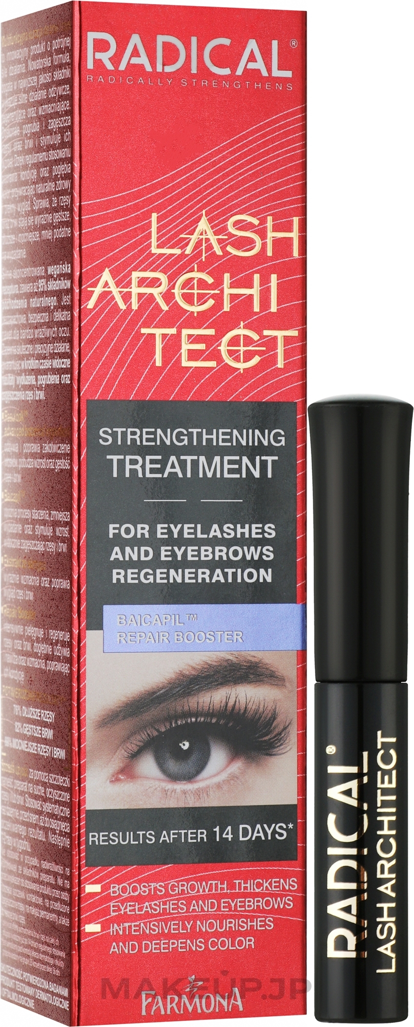 Strengthening Lash & Brow Treatment - Farmona Radical Lash Architect — photo 5 ml