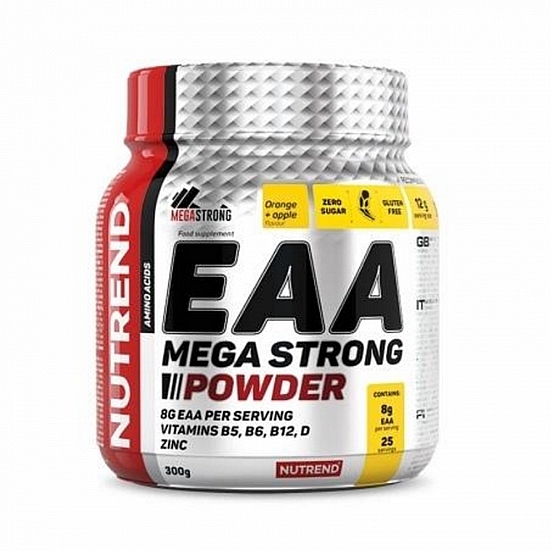 Orange + Apple Amino Acids - Nutrend EAA Mega Strong Powder — photo N1