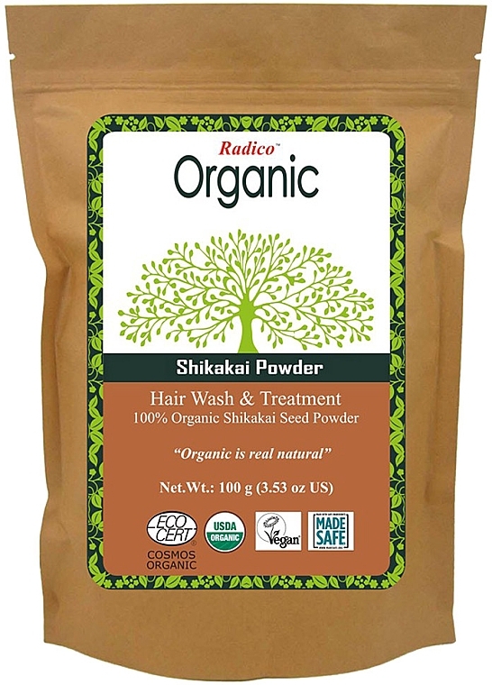 Organic Hair Powder 'Shikakai' - Radico Organic Shikakai Powder — photo N2