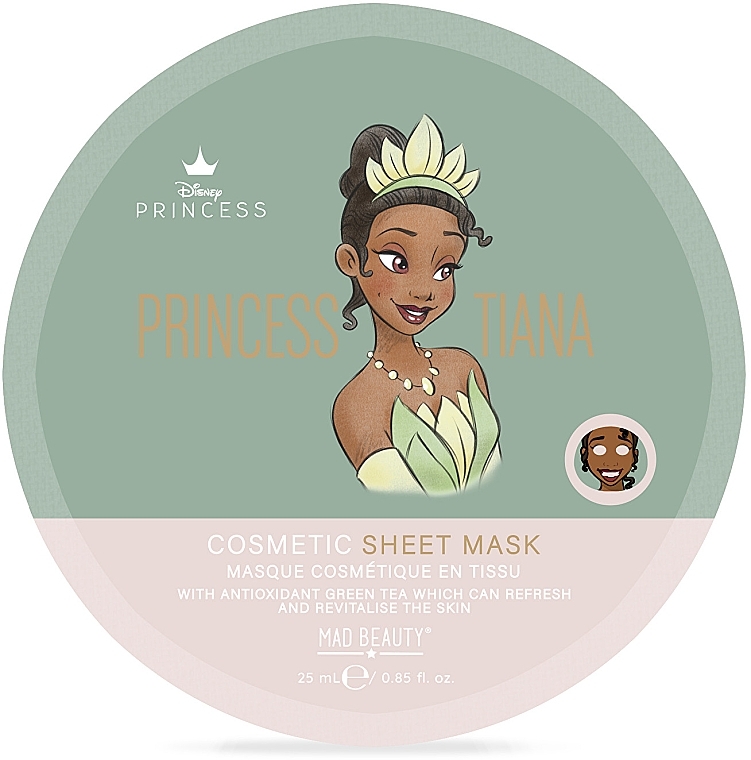 Antioxidant Sheet Mask - Mad Beauty Pure Princess Revitalizing Sheet Mask Tiana — photo N5