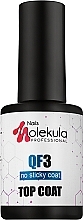 Fragrances, Perfumes, Cosmetics Top Coat - Nails Molekula Top Coat QF3 Gel System & Gel Polish