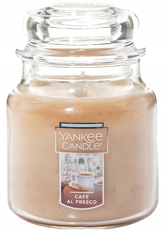 Candle in a Glass Jar - Yankee Candle Cafe Al Fresco — photo N1