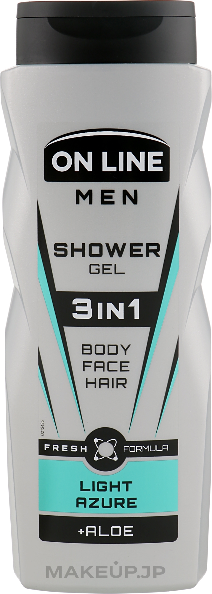 Shower Gel 3 in 1 - On Line Men 3in1 Light Azure Shower Gel — photo 400 ml