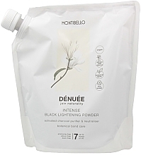 Lightening Powder, 7 tones - Montibello Denuee Intense Black Lightening Powder — photo N2