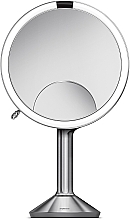 Fragrances, Perfumes, Cosmetics Round Touch Mirror, 20 cm, silver - Simplehuman Sensor Touch Control Trio Mirror