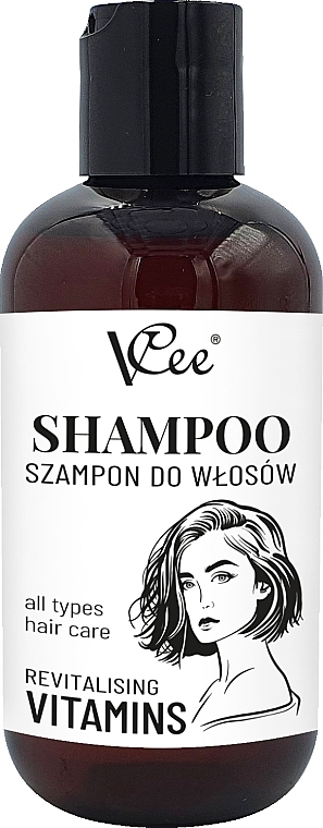 Shampoo for All Hair Types - VCee Revitalising Shampoo With Vitamin Cocktail For All Hair Types — photo N2