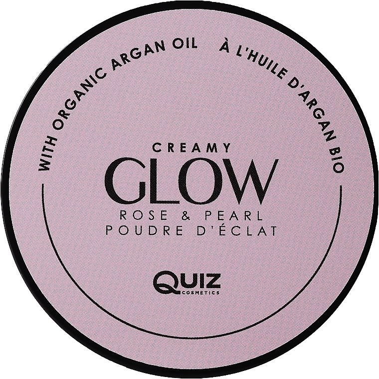 Cream Blush-Highlighetr - Quiz Cosmetics Glow Compact Powder — photo N2