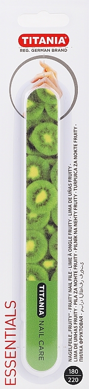 Nail File, kiwi - Titania Nail File Fruity — photo N3